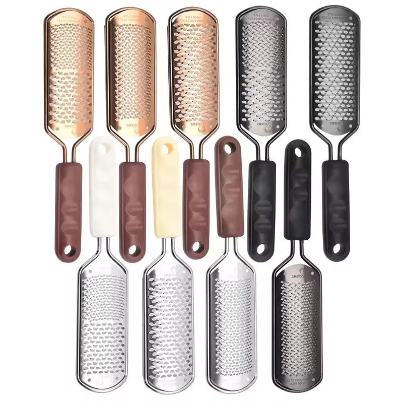 product hot sale foot file manicure tool foot file callus remover replacement gold foot file-3