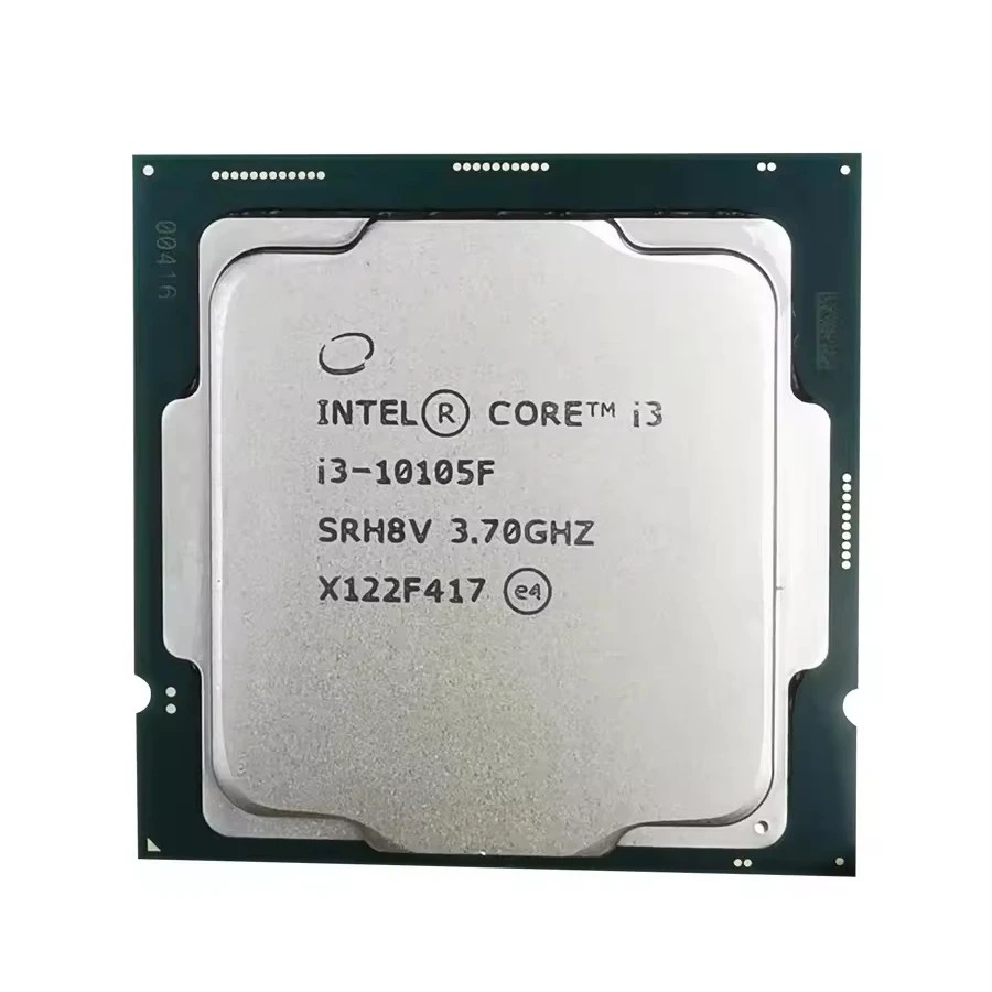 New Intel Core i3 10105F CPU, 14nm, Quad-Core, 3.7GHz, 8 Threads