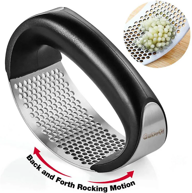 Stainless Steel Professional Grade Manual Garlic Press Crusher Squeezer