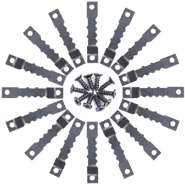 120pcs High Quality Metal Stamping Aluminum Picture Frame Hook Hanger