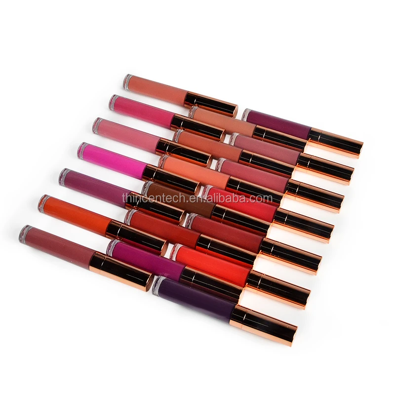 Nude Lasting Waterproof Vegan Makeup Liquid Lip Stick Private Label Matte Lipstick