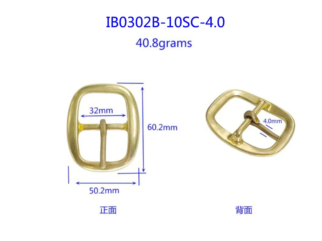 Brass Cast Tri Glide Slide Buckles Center Bar Adjuster Buckle Leather ...