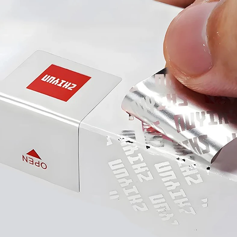 Custom Printed Tamper-Evident Anti-Counterfeit Security Breakable Gap ...