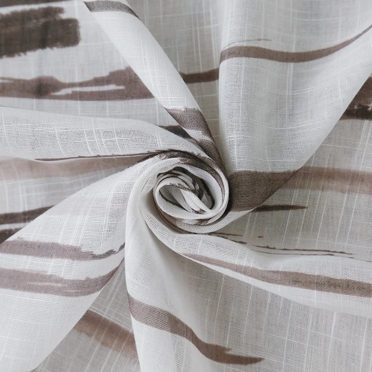 Modern Style Home Decor Voile Sheer Fabrics Curtain