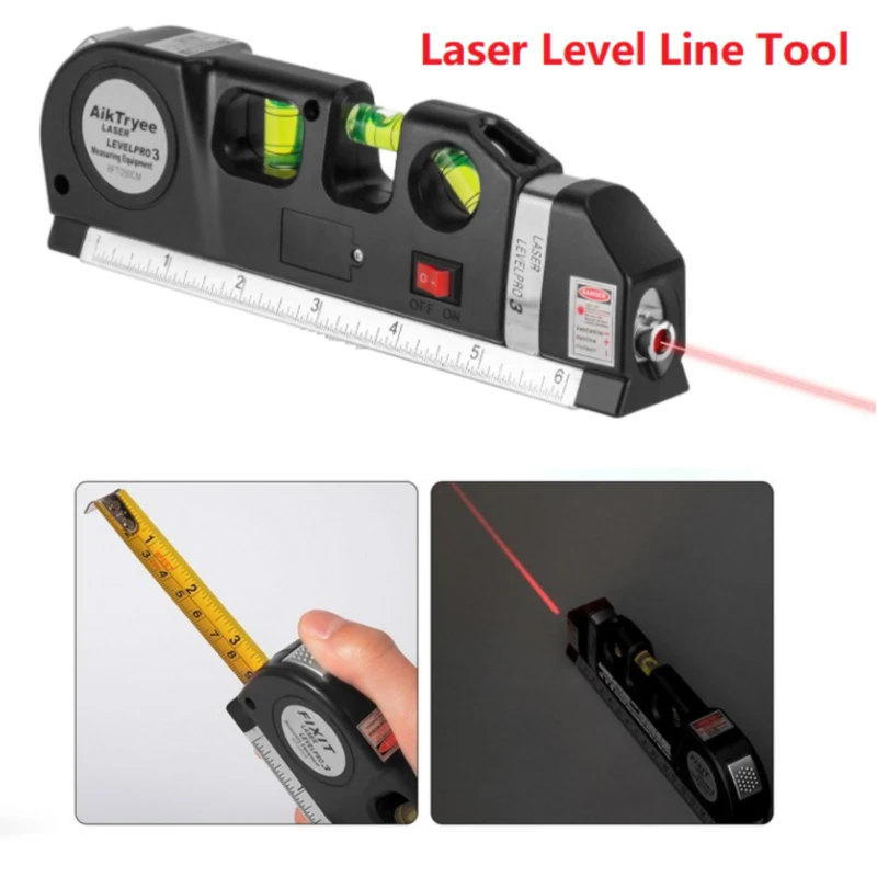 Laser Level Line Tool New Multifunctional 4in1 Infrared Laser Level