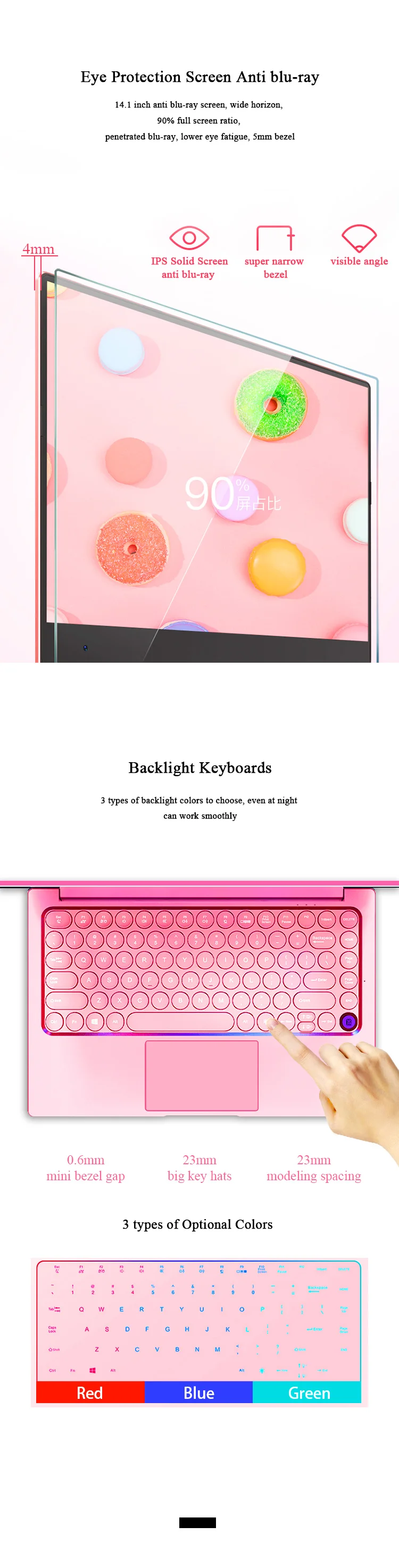 Ultra Thin Business Laptop with 512GB SSD 14" Display and Intel Celeron 3867U Processor