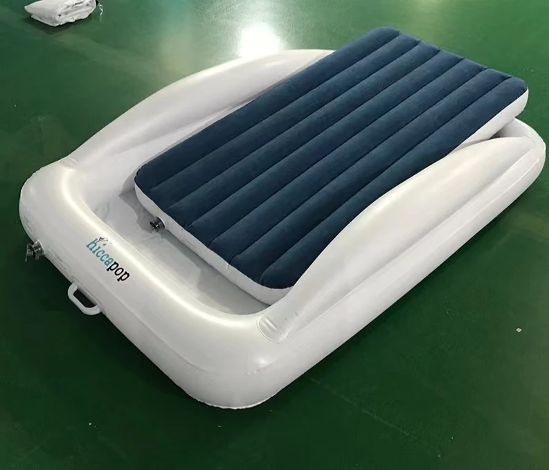 Factory Custom Inflatable Toddler Travel Bed With Safety Bumpers