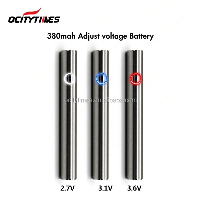 Wholesale 510 thread oil vape battery Ocitytimes Rechargeable vape pen battery cbd