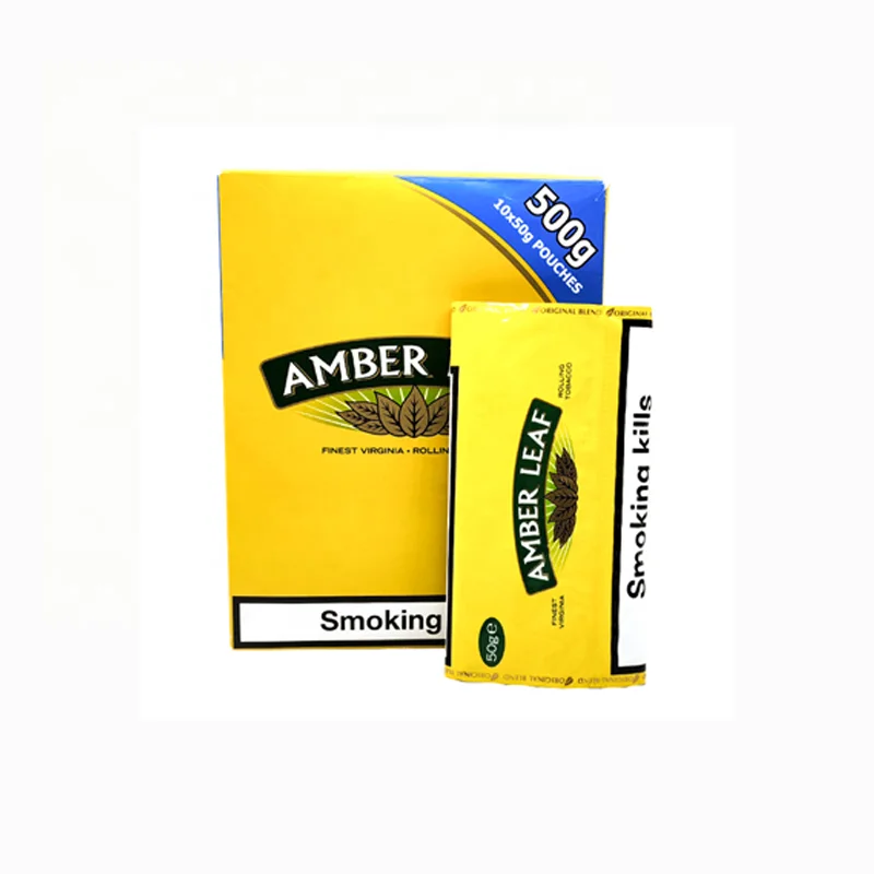 Factory Customized 50g Amber Leaf Tobacco Bag Portable Cigarette 30g25g  Winston Golden American Spirit Tobacco Packaging Bag