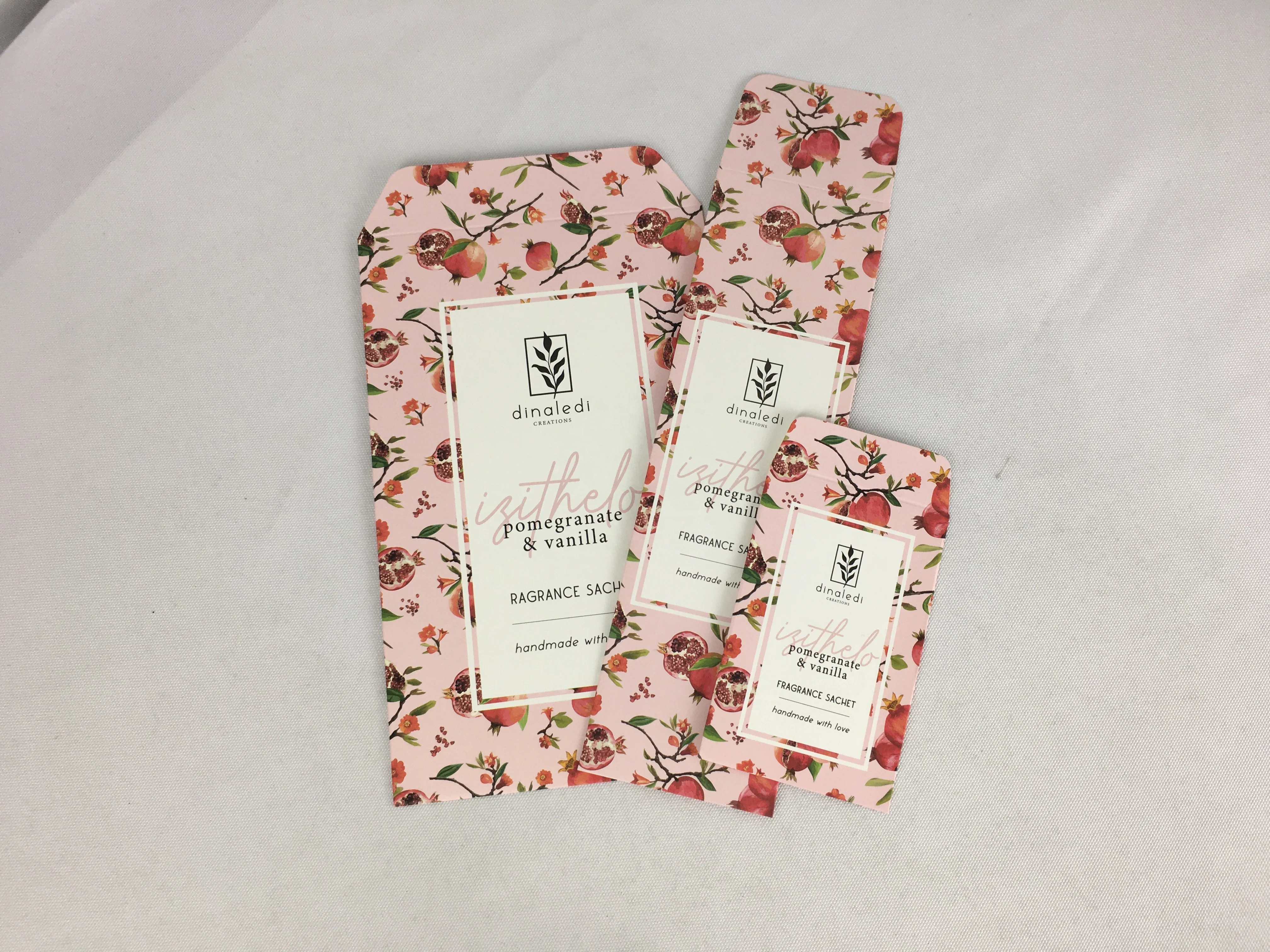 Custom Logo Luxury European Elegant Envelope Scented Sachet Bags