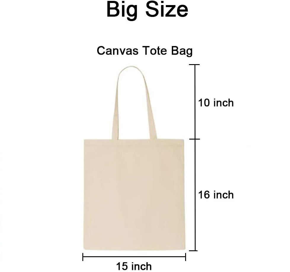 High Quality Cotton Full Printing Shopping Canvas Tote Bag Assorted ...