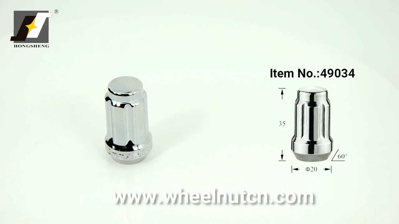 20mm Diameter Wheel Hub Spline Locking Lug Nuts 49034 Buy Lug Nuts
