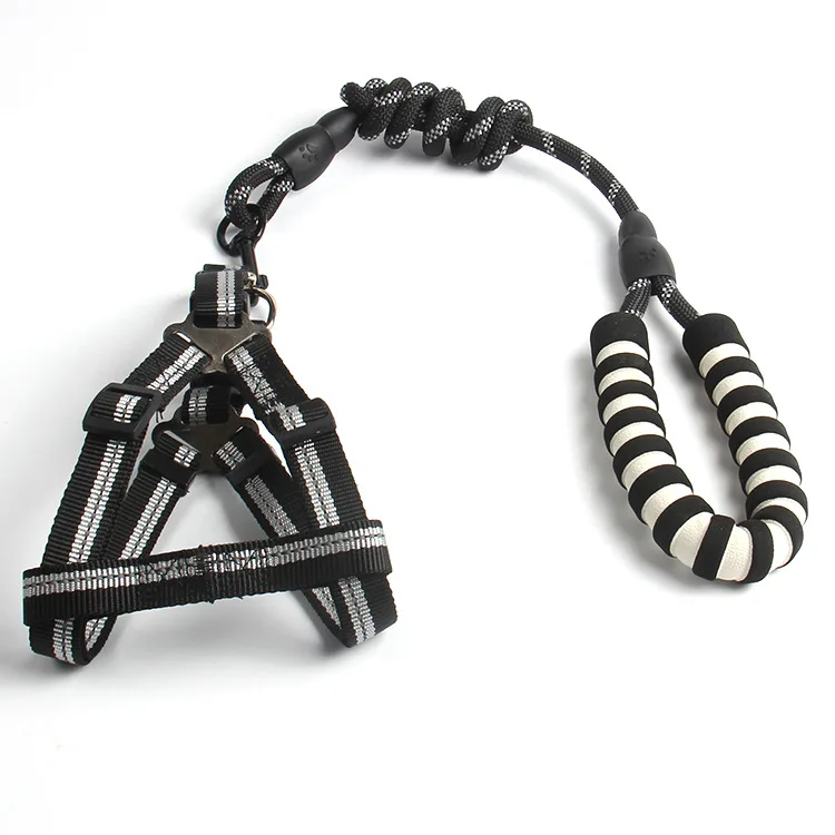 The Manufacturer Of Pet Reflective Chest Strap Leash,Multicolor