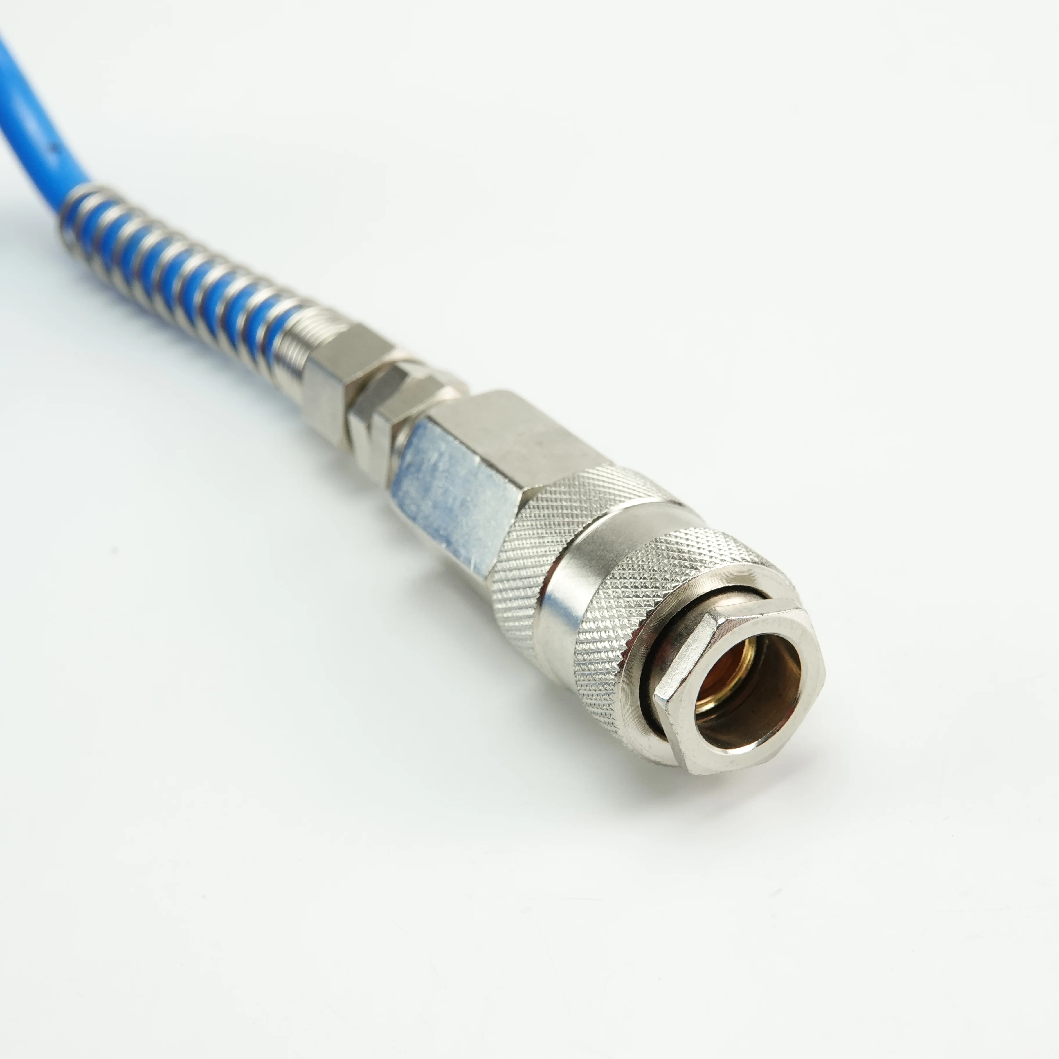 Recoiled Body Polyurethane Recoiled Pneumatic Air Hose Tube 5x8 CNC Zinc Plated ...