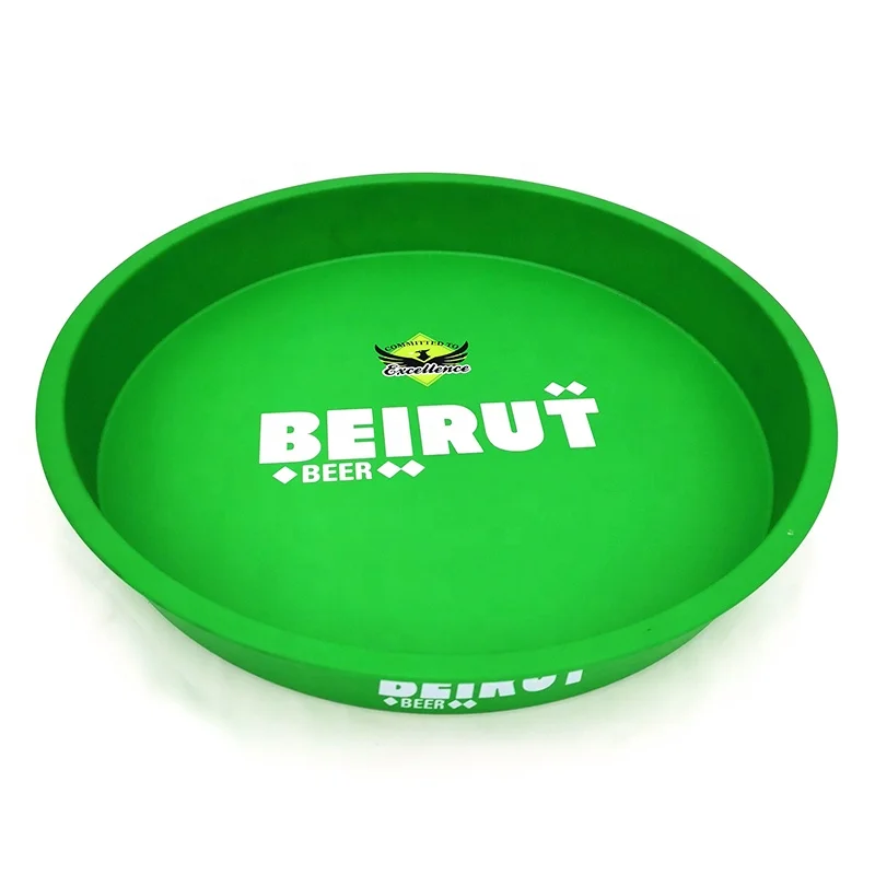 Wholesale Round Antislip Serving Tin Tray For Bar Buy Round Tin Tray