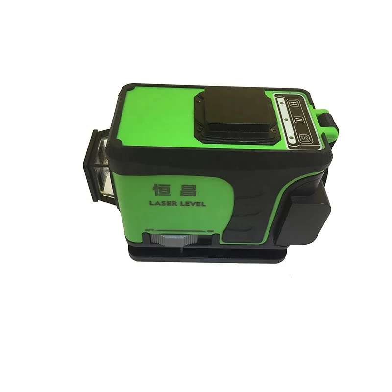 
2*360 Green Beam Auto Rotary Self Leveling Tile 2D 8 Lines Cross Line Laser Level Instrument 