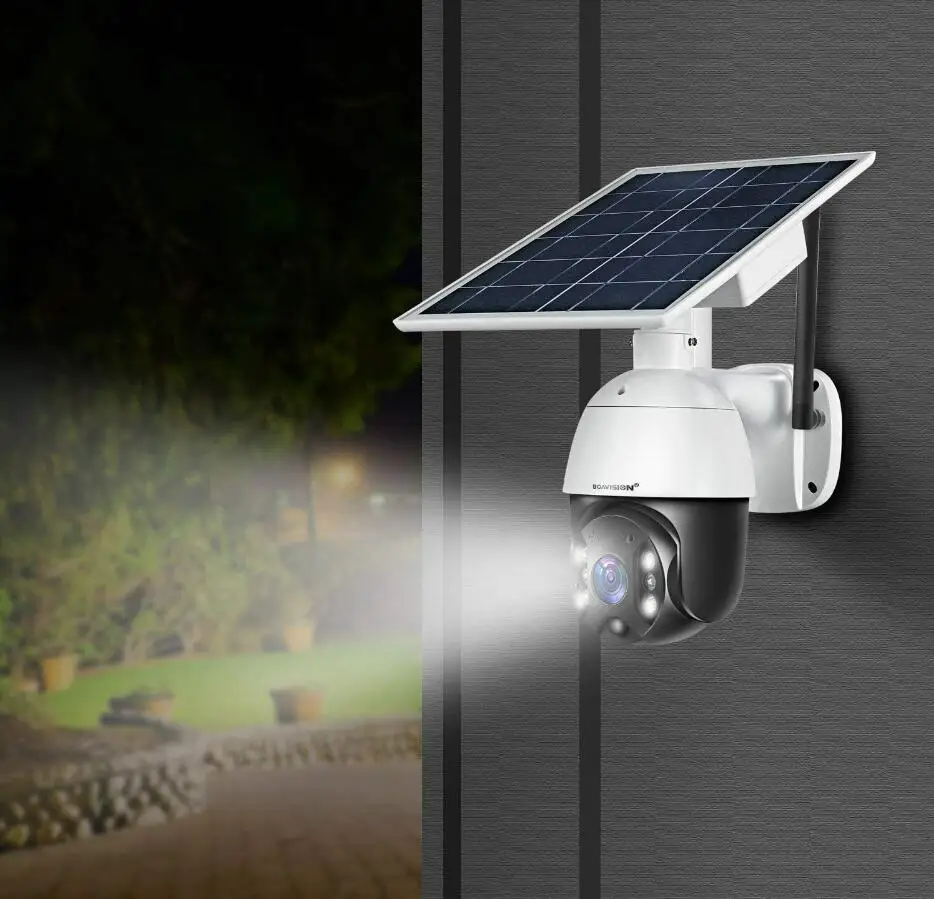 ESG 1080P cctv Solar secWIFI Outdoor Waterproof CCTV IP66 Waterproof Security Bullet Solar Powered IP Camera with Night Vision
