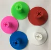 Assorted colored rubber golf tee holder for driving range mat