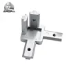 Latest design aluminum t slot ZJD-2066 3 way concealed corner bracket connector