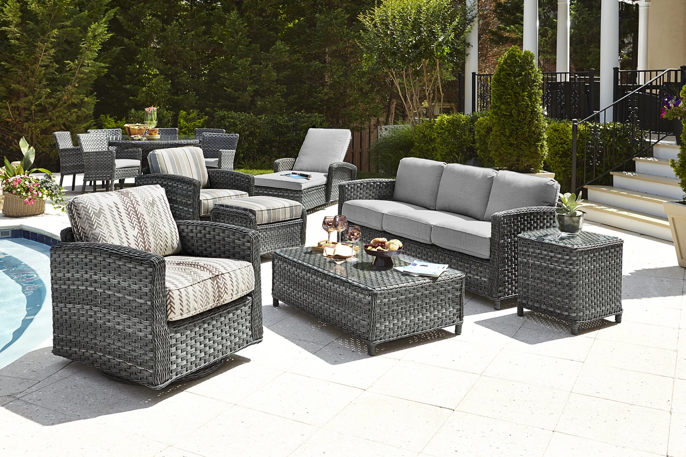 Luxury Rattan Wicker Outdoor Furniture Sofa Set Wholesale Garden Sets Products On Tradees Com