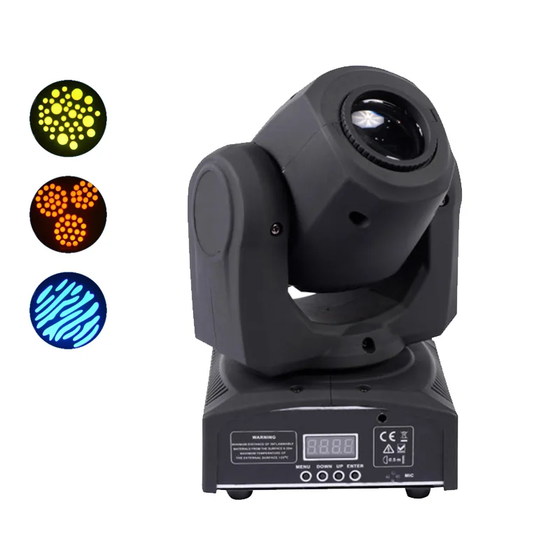 DMX Mini Projector Gobo Spot Inno Pocket 30W Sharpy LED RGB Spot Moving Head Light