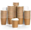 12 OZ Paper Coffee Cups With Lids 100 Disposable Double Wall Cups With Lids Straws