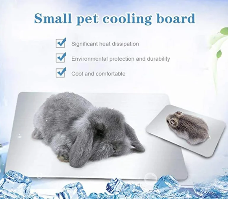 Rabbit Or Hamster Ice Cooling Pad In Summer Cooling Mat For Rabbit