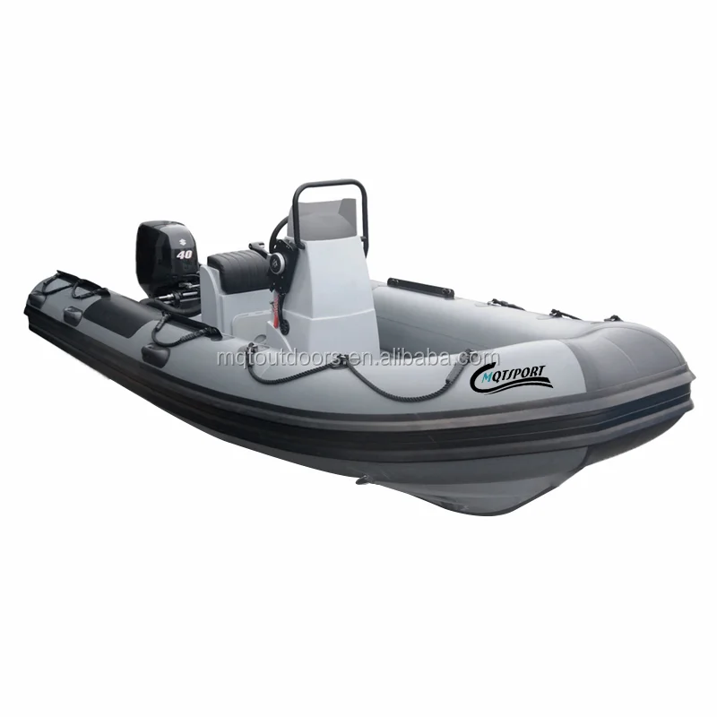 Factory Luxury Rib Pvc/hypalon Inflatable Fishing Rowing Boat With ...