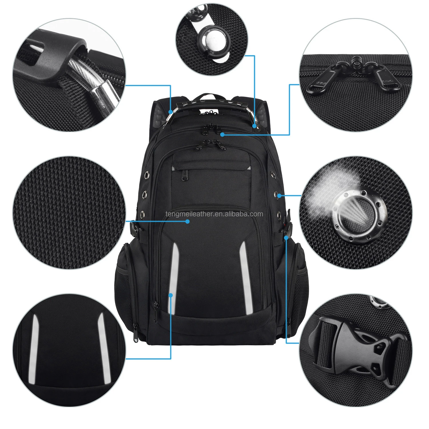 Wholesale Extra Large Laptop Backpack 17 Inch Men USB Charging Waterproof  Travel Backpack Women Rucksack From m.