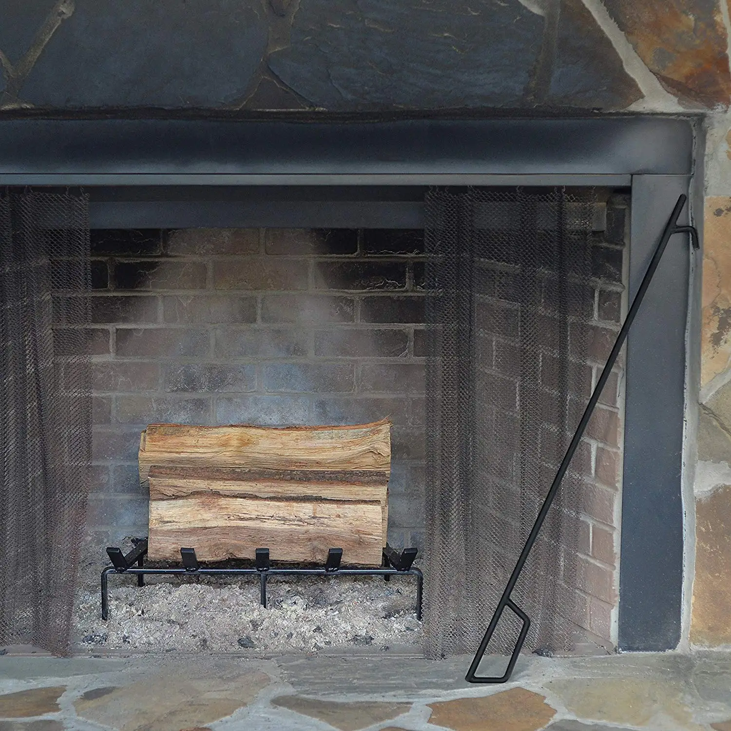 high quality 36 inch heavy duty fireplace poker,rust resistant