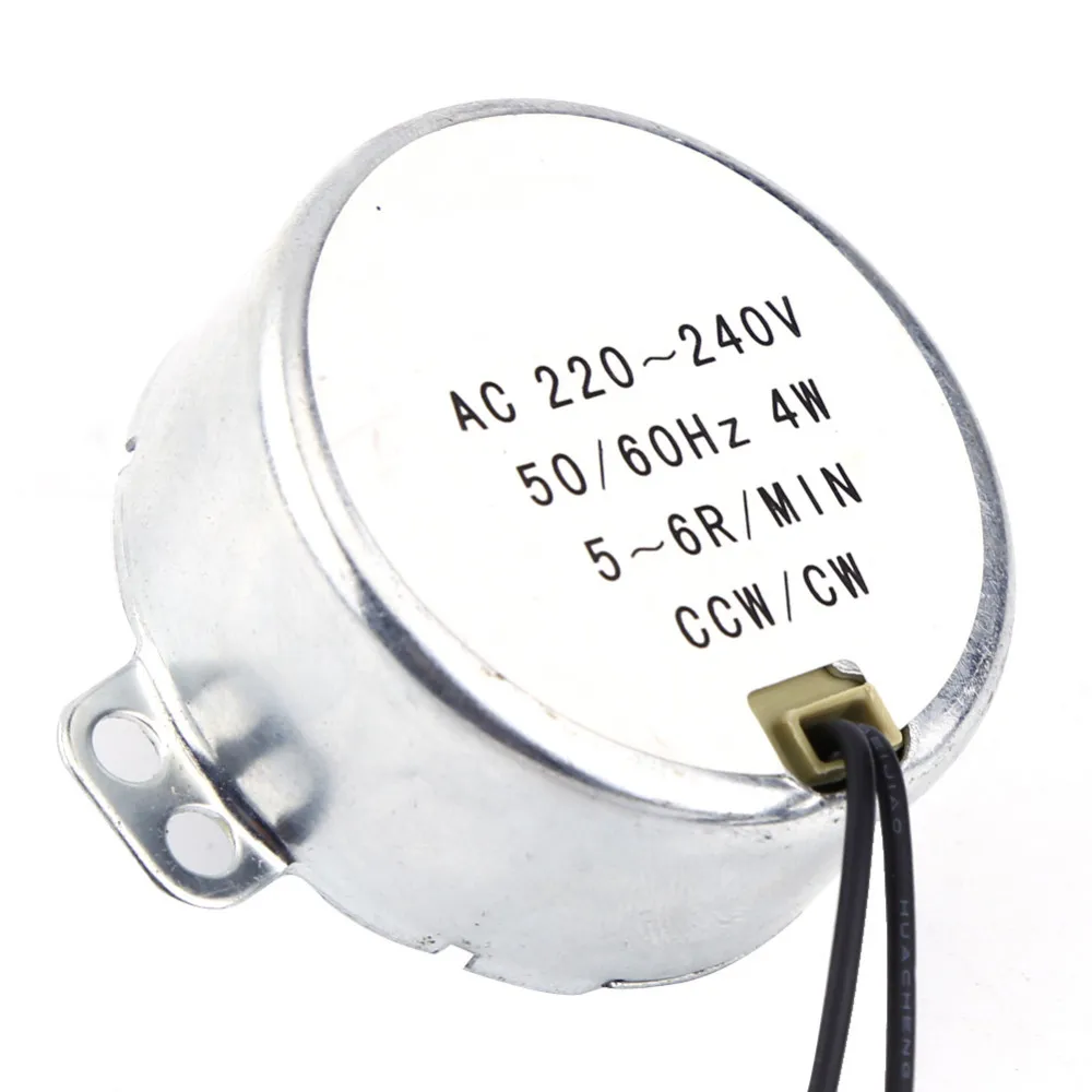 Pro TYC 50 12V 4W 50/60Hz synchronous motor 5/6RPM CW CCW microwave turntable # | PH