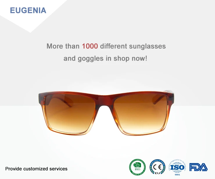 Eugenia square rimless sunglasses elegant for decoration-2