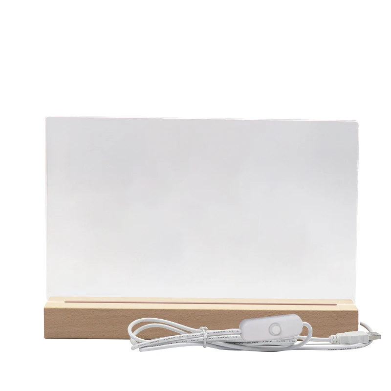 

Wooden Base LED Night Light,4 Pieces, Warm white/customized