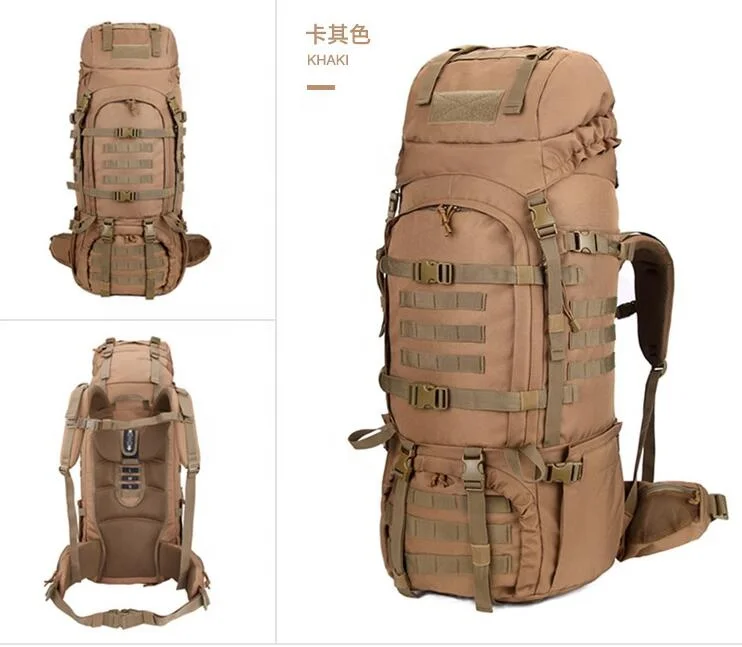 Outdoor Sport Hiking Backpack For Tactical With Rain Cover Camouflage ...