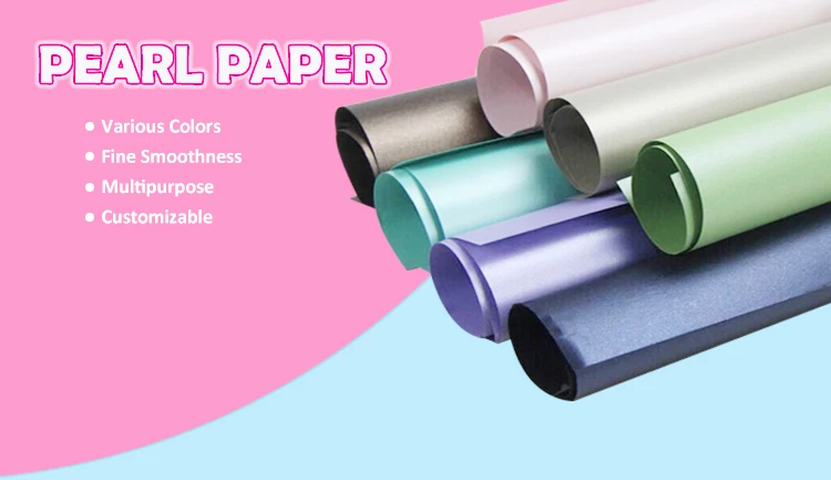 300gsm shimmer plain priting paper