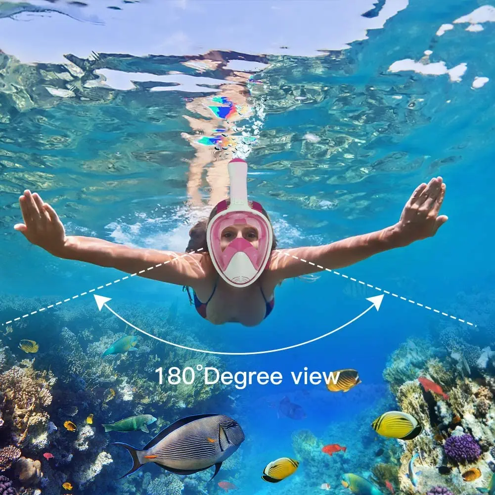 New Premium Full Face Snorkel Mask Scuba Diving Equipment Mask Full