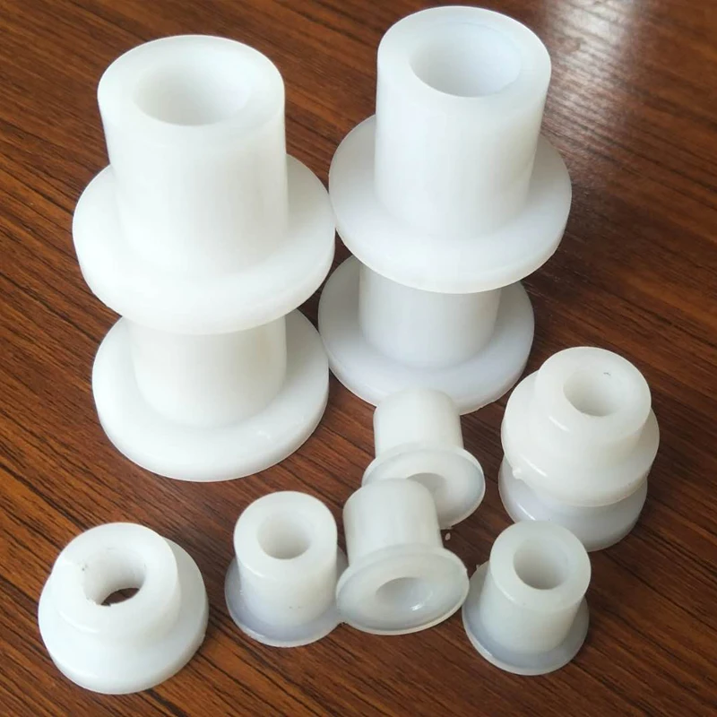 Flanged Plastic Bushing Plastic Bushing Flange Sleeve Pa6 Nylon Bushing