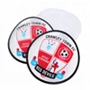 Wholesale Custom Heat Transfer Printing 3D Colorful Sport Club Logo Flocking Patches for Sportswear