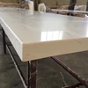 Largest size quartz stone type quartz countertop/white sand quartz stone with colorful glass chips