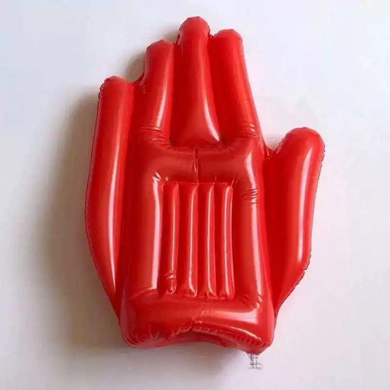 Inflatable Eh Finger Inflatable PVC Middle Finger Hand for Cheerleading Cheerleading ...