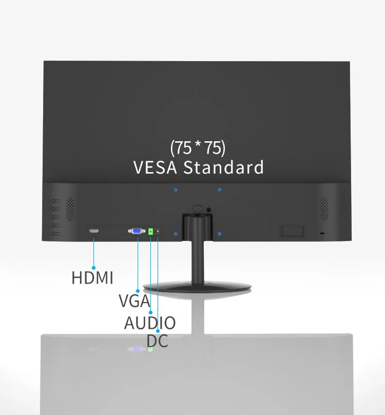 2k 4k Gamer Curve Speakers Computer Led 24inch Monitor Lcd 144hz Gaming