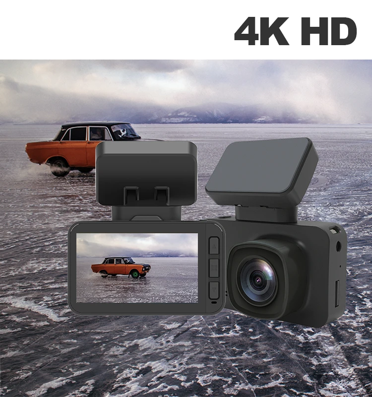 Professional 4K 30fps WIFI GPS Video Camera car DVR Recorder Magnetic Bracket FHD Camcorder H.265 Car Dash Cam