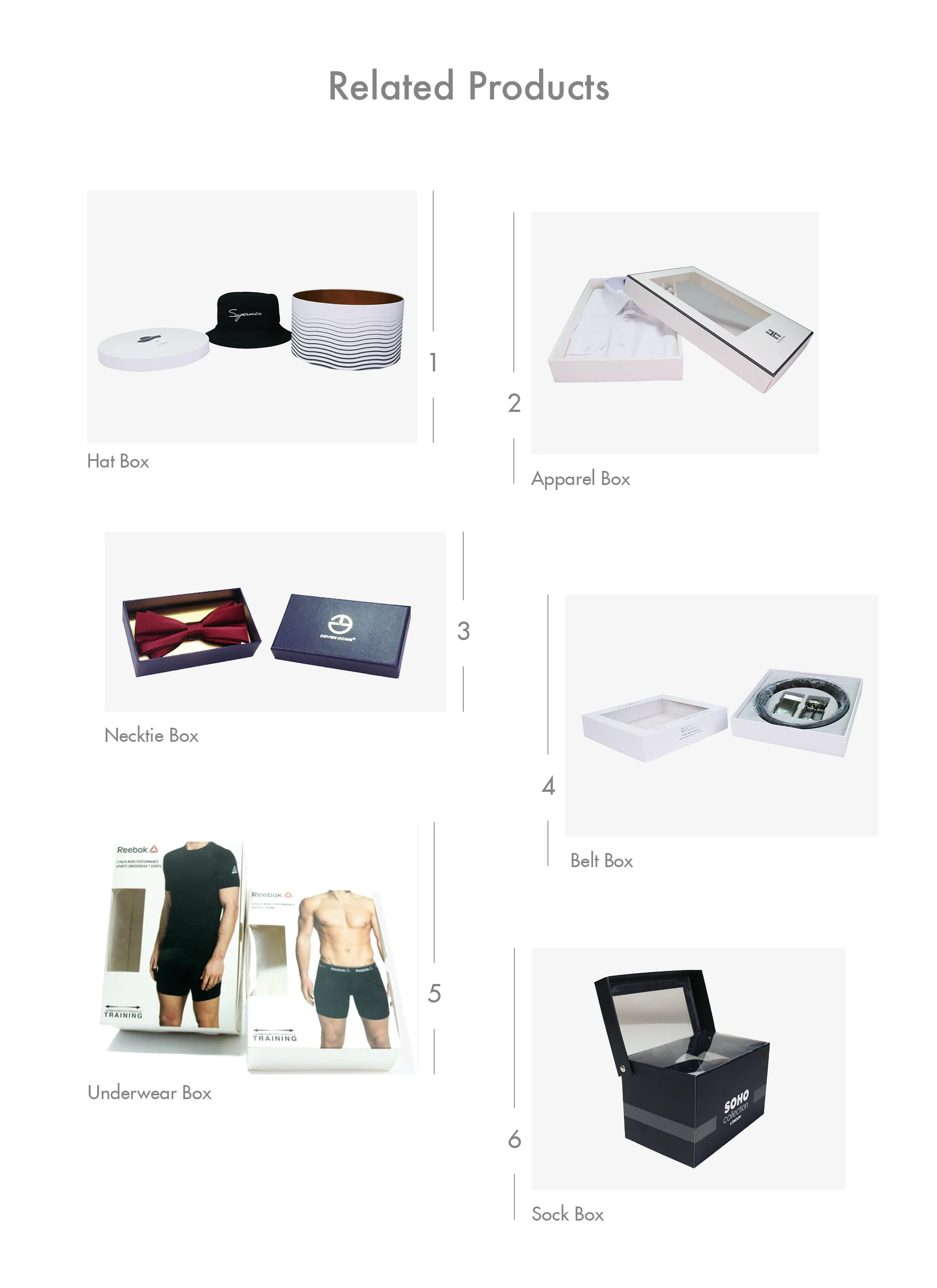 Wholesale Printed Mens Underwear Packaging Boxes Custom Boxes For