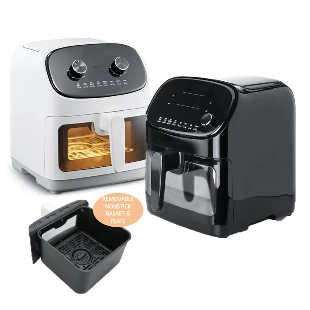 5l Halogen Digital Air Fryer With Glass Window 1800w Buy Air Fryer