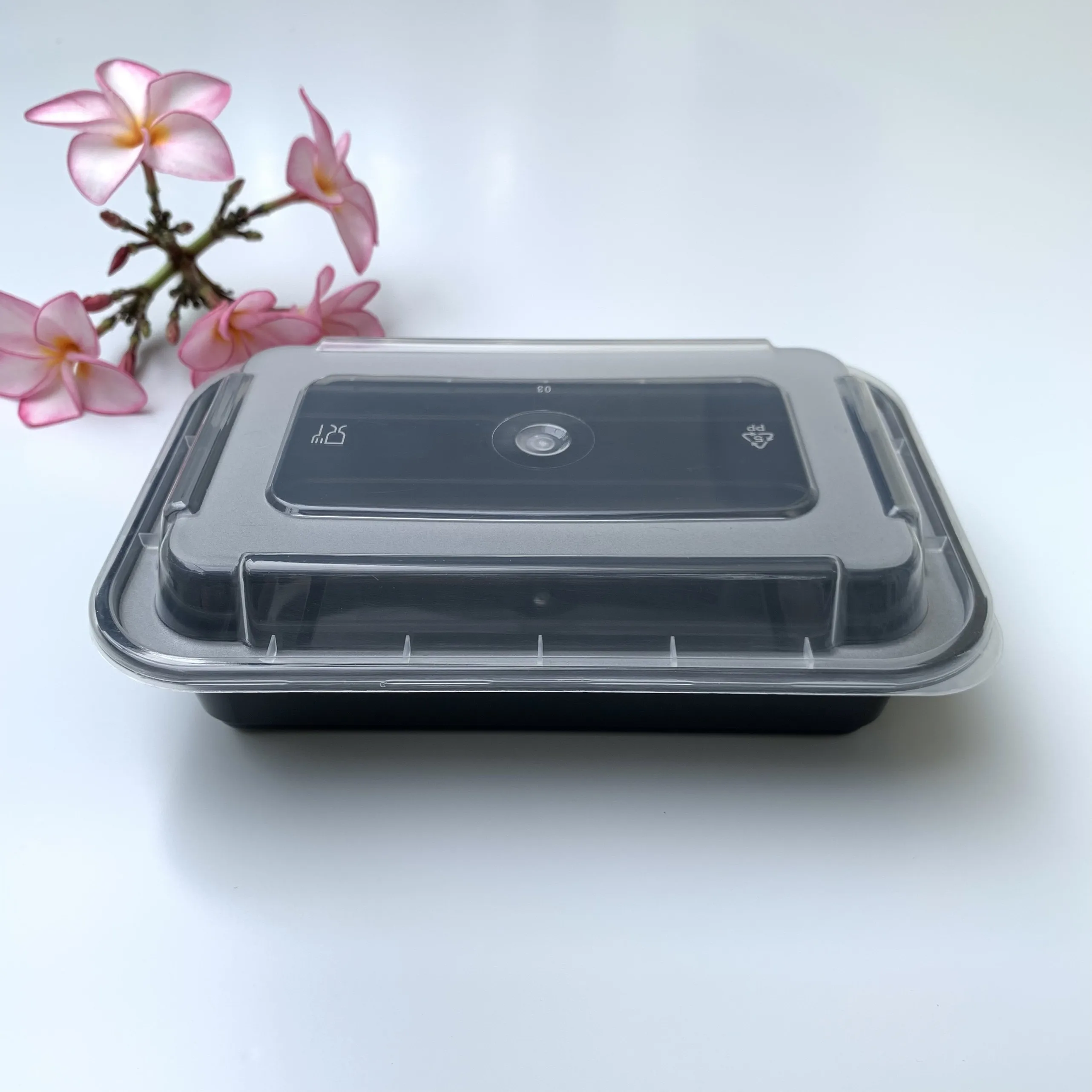 Wholesale Rectangular Pp Plastic Disposable Microwave Food Container