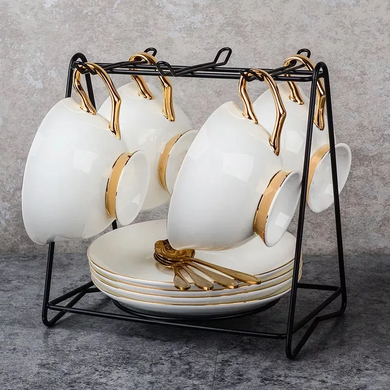 Wholesale Ceramic Tea Cup Set Porcelain Bone China Cup Set Strainer Lovely 3d Animal Teapot Mug Two Tea Cups One Pot for Present manufacture