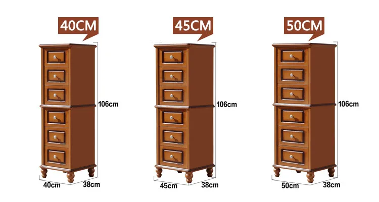 Factory Sale Solid Wood Beside Tables bedroom cabinets
