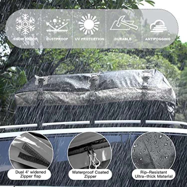 Waterproof Rooftop Cargo Carrier 600d Pvc Roof Rack Cargo Carrier Suv