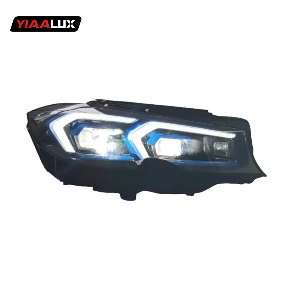 product for bmw 3 series g20 g21 g28 19 22 yellow white laser headlight high low fog turn signal lamp switch drl front lights-14