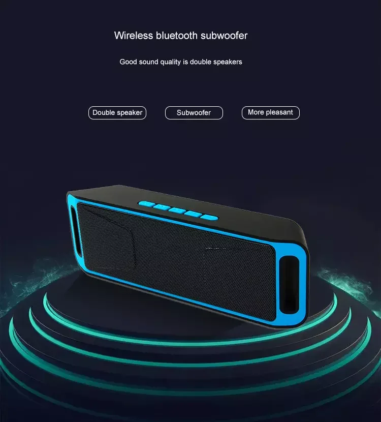 Outdoor bluetooth speaker Portable wireless speaker super bass mp3 speaker SC208 - ANKUX.COM